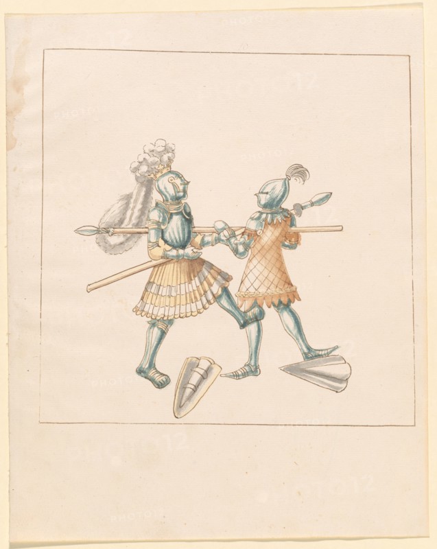 Freydal, The Book of Jousts and Tournament of Emperor Maximilian I: Combats...Plate 151, c1515. Creator: Unknown.