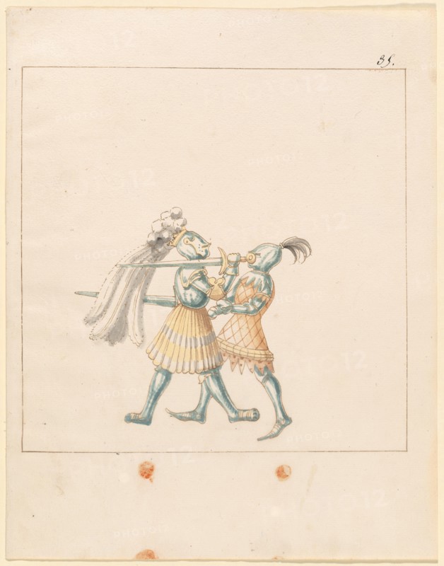 Freydal, The Book of Jousts and Tournament of Emperor Maximilian I: Combats...Plate 165, c1515. Creator: Unknown.