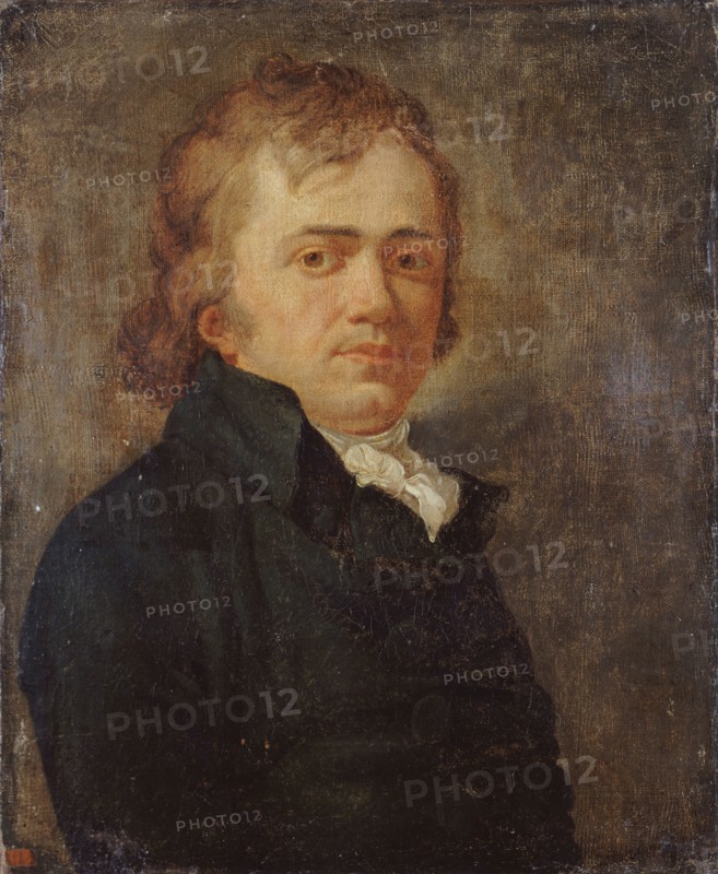 Portrait of the poet and dramatist Marie-Joseph Chénier (1764-1811), 1795. Creator: Anonymous.