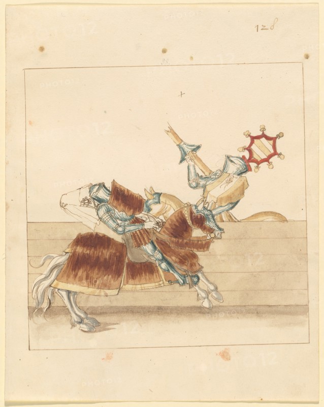 Freydal, The Book of Jousts and Tournament of Emperor Maximilian I: Combats... (Jousts)(Volume II):  Creator: Unknown.