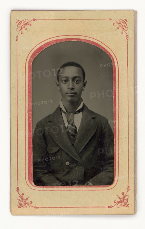 Tintype of a man, 1856-1900. Creator: Unknown.
