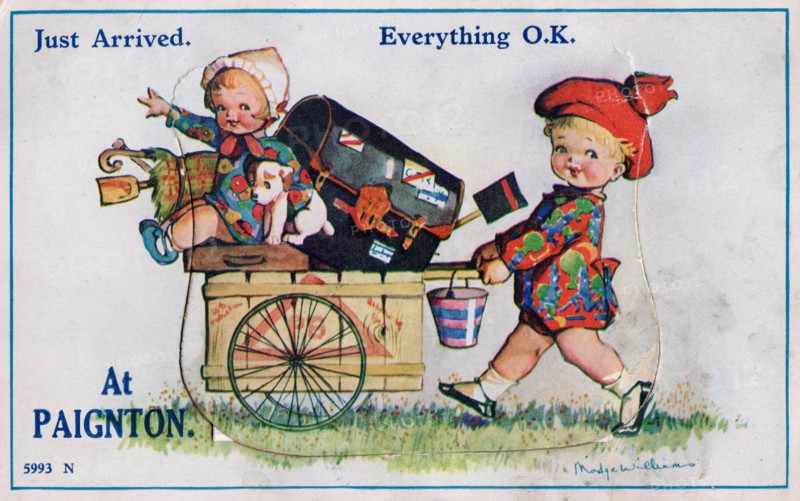 Just Arrived at Paignton, Everything O.K., 1933. Creator: Madge Williams.