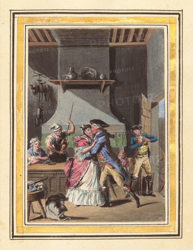 Histoire de Manon Lescaut (volume I), published 1797. Creators: Louis-Joseph Lefevre, Jacques Joseph Coiny.