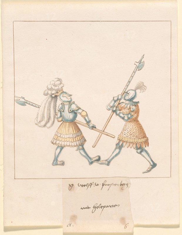 Freydal, The Book of Jousts and Tournament of Emperor Maximilian I: Combats...Plate 141, c1515. Creator: Unknown.