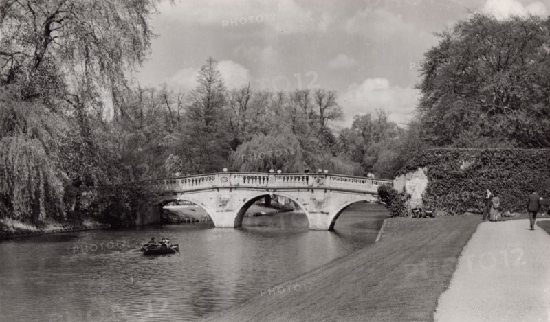 Clare Bridge, Cambridge, 1940s?  Creator: Stearn.