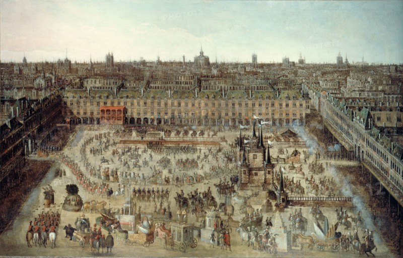 Celebration of the wedding contract between Louis XIII and Anne of Austria..., 1612. Creator: Anonymous.