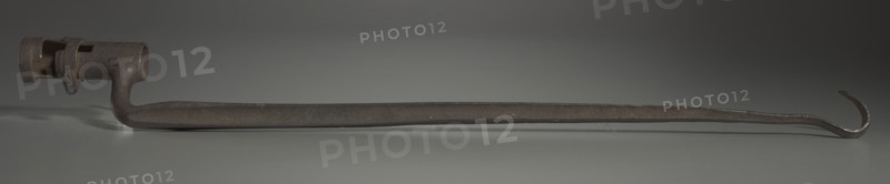 Socket bayonet modified with a hooked tip, 1861-1865. Creator: Unknown.