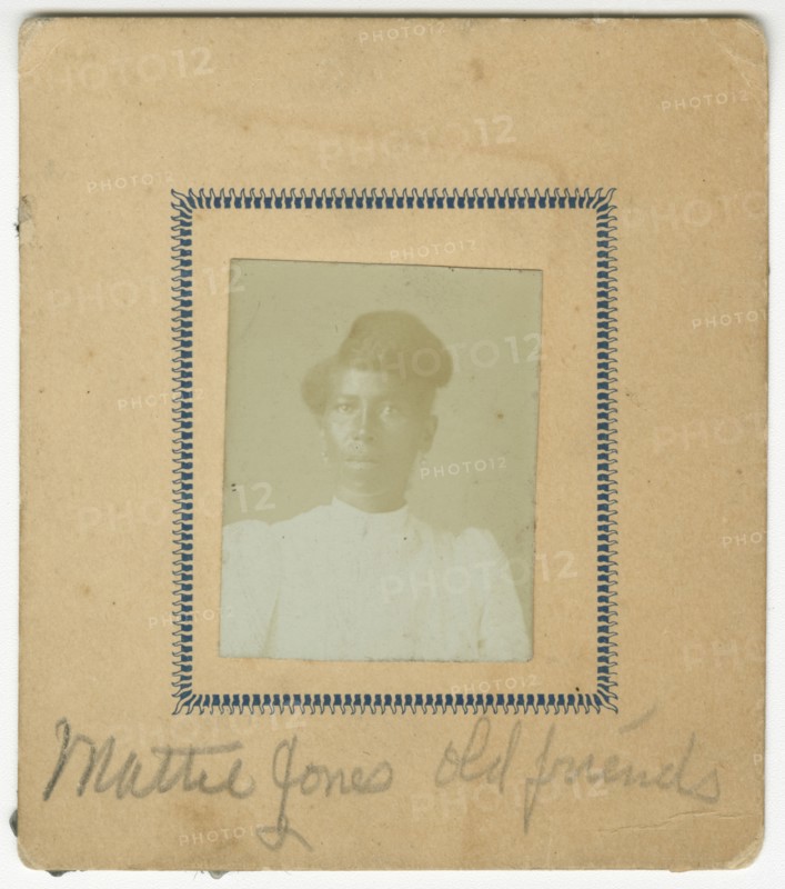 Photograph of Mattie Jones, ca. 1870. Creator: Unknown.