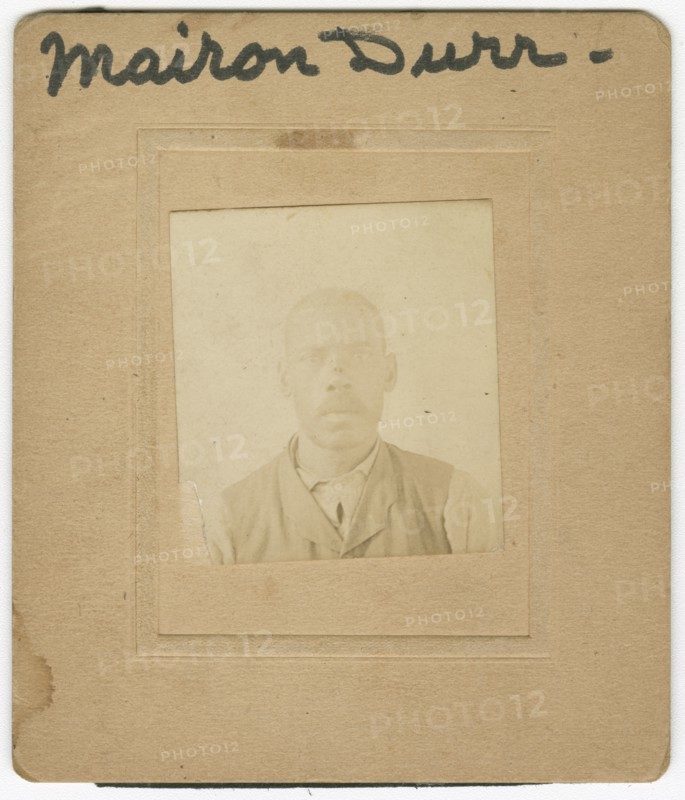 Photograph of Marion Durr wearing a shirt and vest, 1860s. Creator: Unknown.