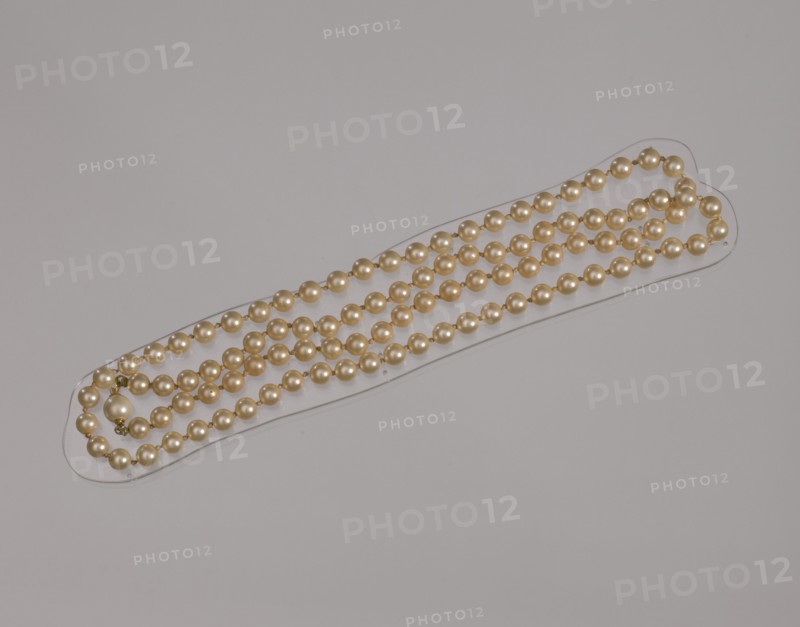 Pearl necklace from Mae's Millinery Shop, 1941-1994. Creator: Unknown.