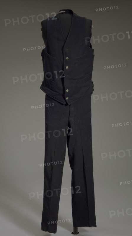 Uniform vest and trousers owned by Pullman Porter Robert Thomas, ca. 1920. Creators: Unknown, Robert Jackson Thomas.