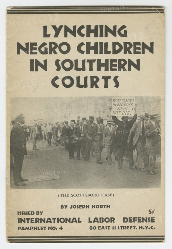 Lynching Negro Children in Southern Courts, 1931. Creator: Unknown.