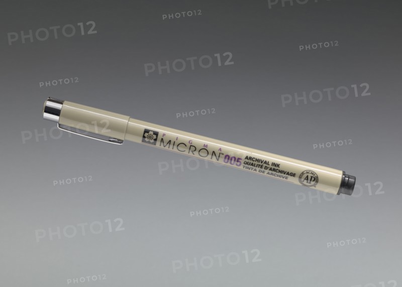 Micron pen used by architect Michael Marshall, ca. 2013. Creator: Sakura Color Products Corporation.