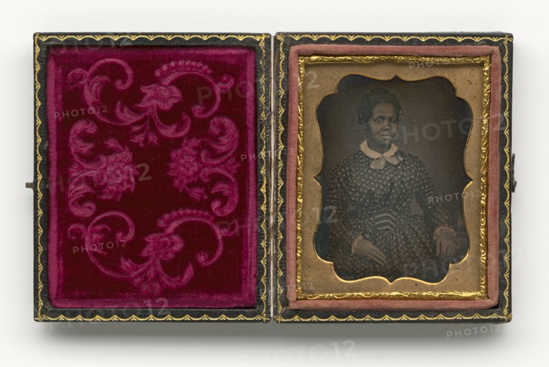 Daguerreotype of Rhoda Phillips, ca. 1850. Creator: Unknown.