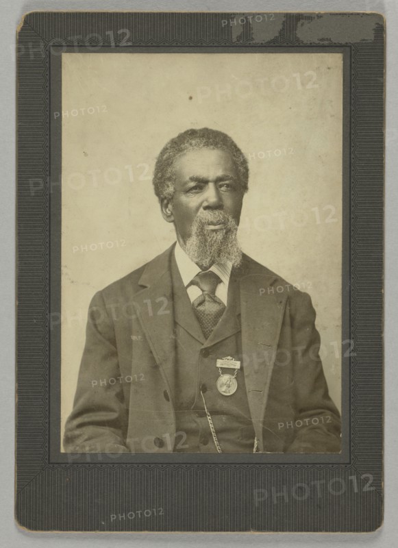 Cabinet card portrait of Thomas Mundy Peterson, 1884. Creator: William R. Tobias.