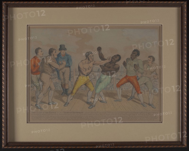 The Close of the Battle or the Champion Triumphant, October 3, 1811. Creator: Unknown.