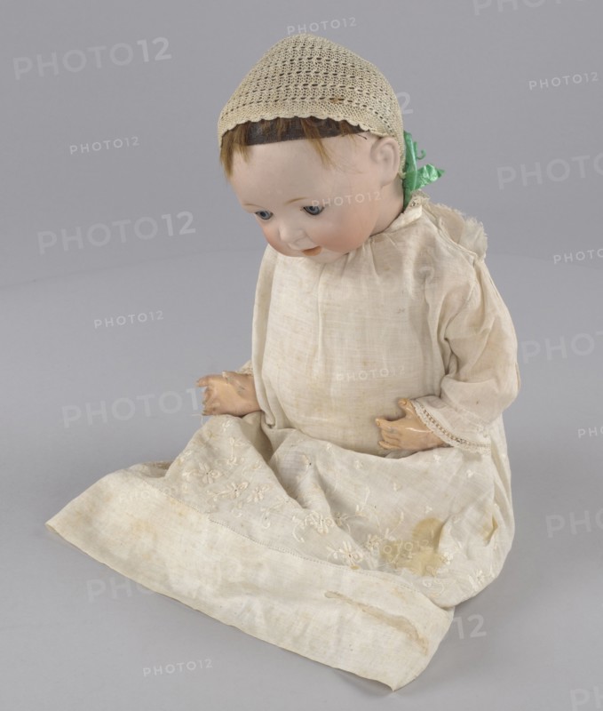Doll owned by Clementine Roundtree Cottee and Josephine English Church, ca. 1920. Creator: Unknown.