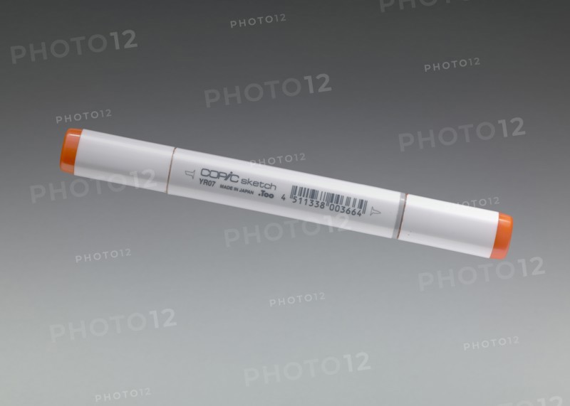 Orange copic sketch marker used by architect Michael Marshall, ca. 2013. Creator: Too Corporation.