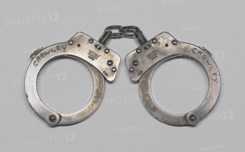Handcuffs used in the arrest of Henry Louis Gates, Jr., 2000s. Creator: Unknown.