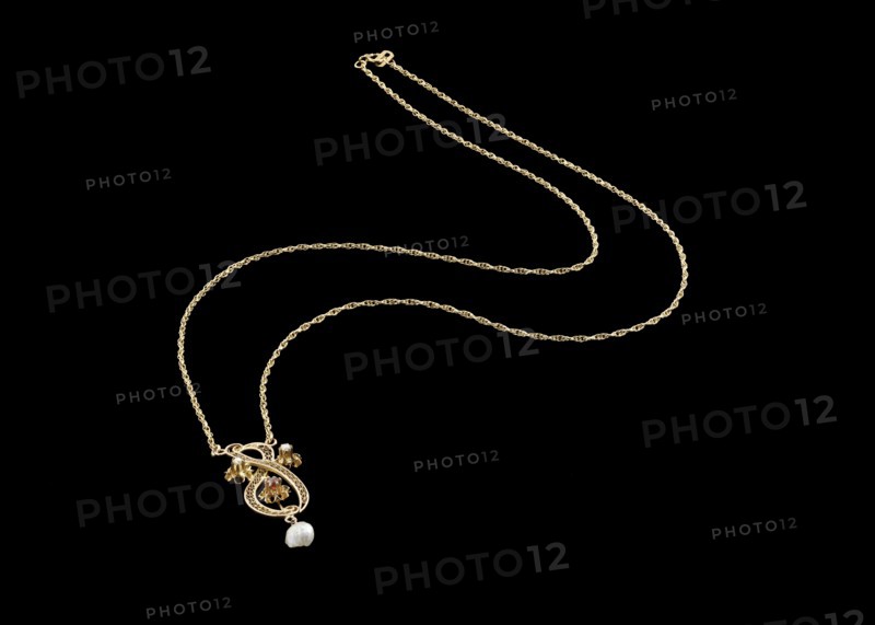 Necklace worn by Jessie Greer, gifted to her by George J. Jones, ca. 1919. Creator: Unknown.