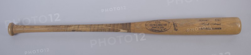 Baseball bat used by Frank Robinson, 1973-1975. Creator: Hillerich & Bradsby.