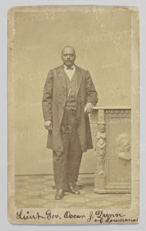 Carte-de-visite of Lt. Governor Oscar J. Dunn, 1868-1871. Creator: Unknown.