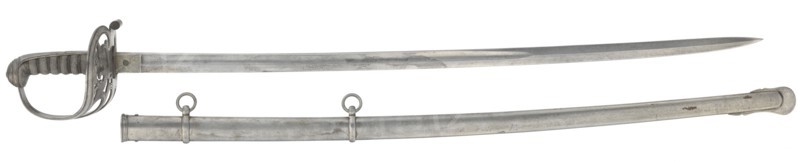 Mameluke sword presented to Capt. George Garrison by the 55th Massachusetts, 1863. Creator: F. Horster.