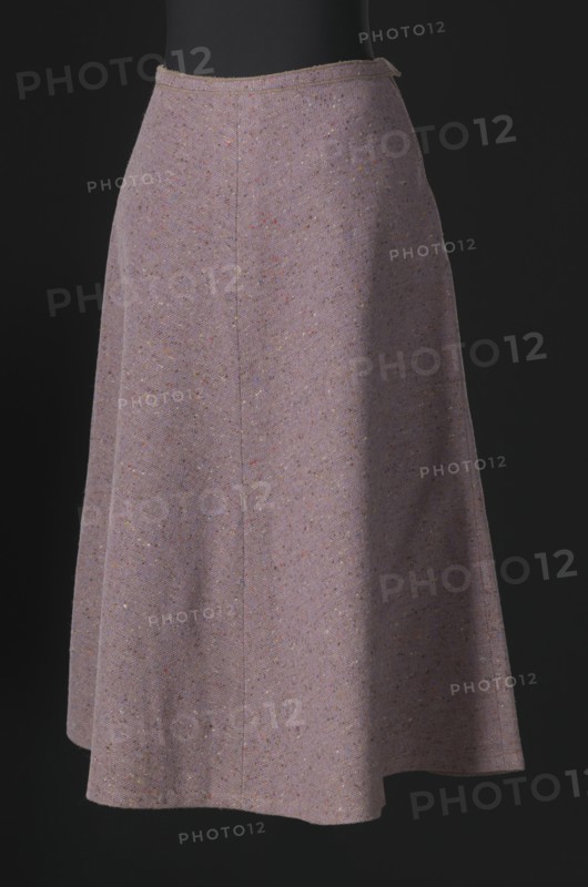 Lavender tweed skirt designed by Arthur McGee, mid 20th-late 20th century. Creator: Arthur McGee.