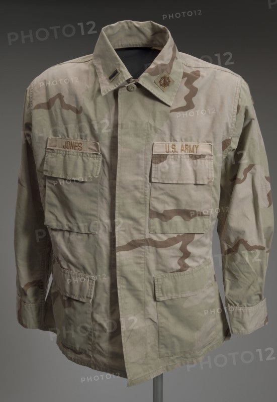 Army jacket worn by Andre M. Jones during the Iraq War, 2003. Creator: Unknown.
