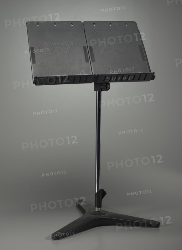 Music stand used by Ginger Smock, late 20th century. Creator: Belmonte.