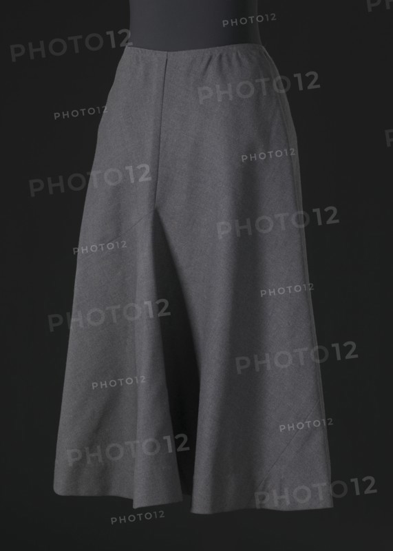 Grey wool skirt designed by Arthur McGee, mid 20th-late 20th century. Creator: Arthur McGee.
