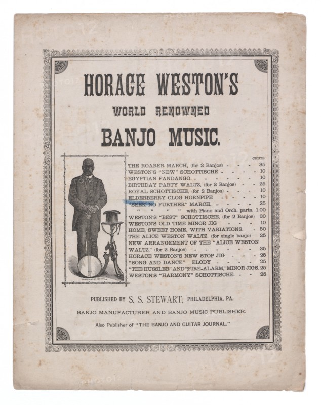 'Horace Weston's World Renowned Banjo Music', 1883. Creator: Unknown.