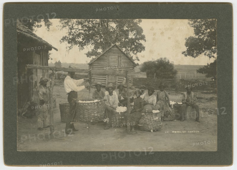 No. 44, Weighing Cotton, ca. 1895. Creator: A. W. Möller.