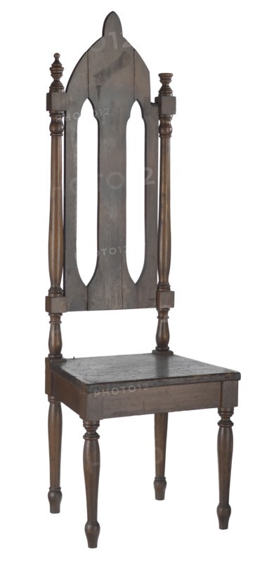 Chair from the Prince Hall Grand Lodge of Massachusetts, late 18th century. Creator: Unknown.