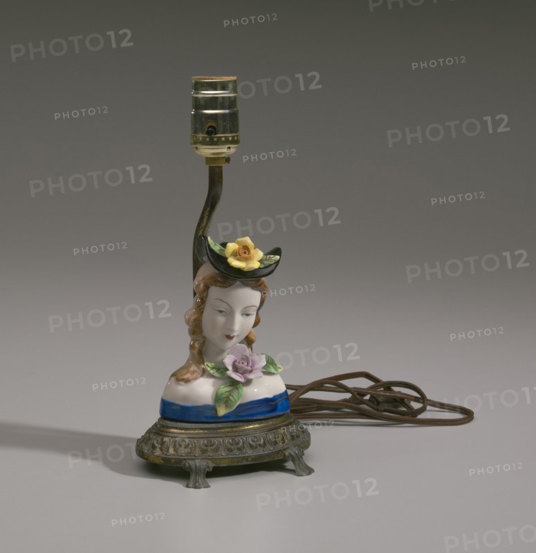 Lamp base from Mae's Millinery Shop, 1941-1994. Creator: Unknown.