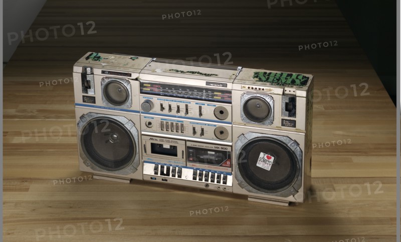 Boombox used by Public Enemy, ca. 1986. Creator: Tecsonic.