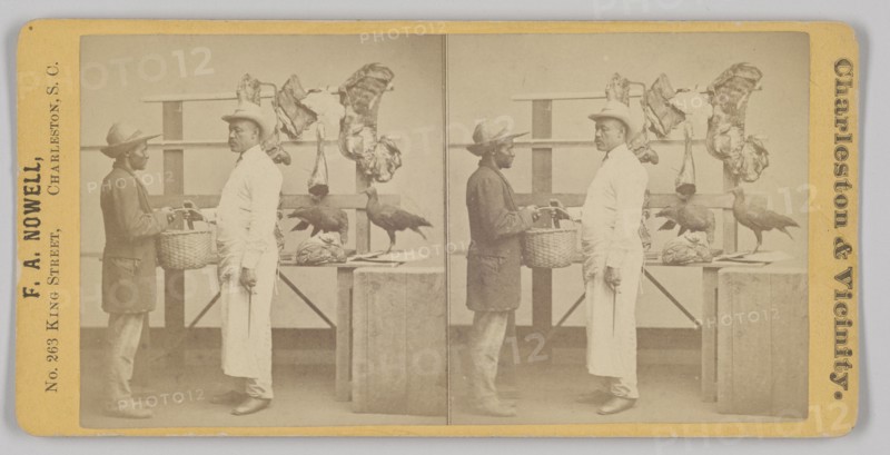 Market Scene, 1880-1888. Creator: Frank A. Nowell.