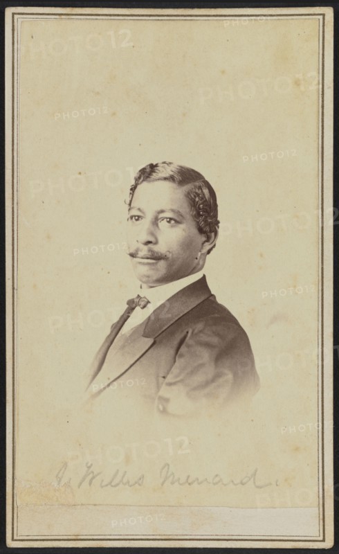 Carte-de-visite portrait of John W. Menard, 1868-1870. Creator: William H. Leeson.