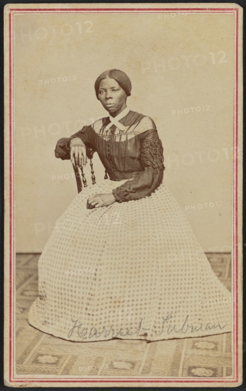 Carte-de-visite portrait of Harriet Tubman, 1868-1869. Creator: Benjamin F. Powelson.