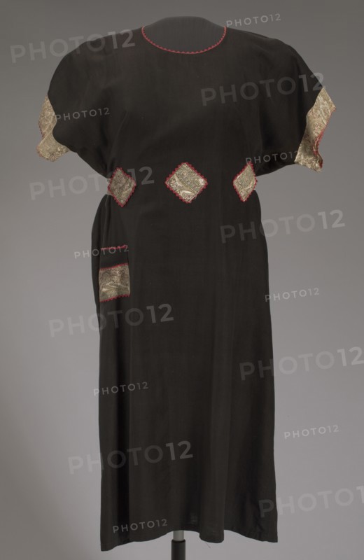 Black dress worn by Oprah Winfrey as Sofia in The Color Purple, 1985. Creator: Unknown.