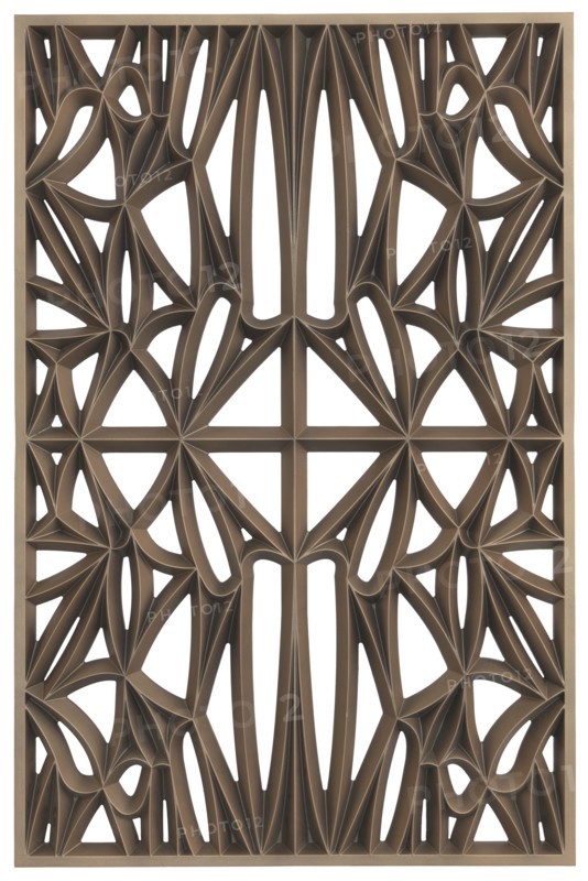 Corona panel designed for NMAAHC (Type C: 75% opacity), ca. 2013. Creators: Peerless Pattern Works, Morel Industries, Dura Industries, Northstar Contracting.