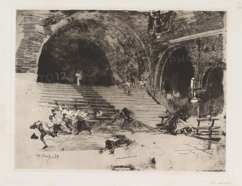 A Miracle (Un Miracle), 1874. Creator: Mose, Bianchi.