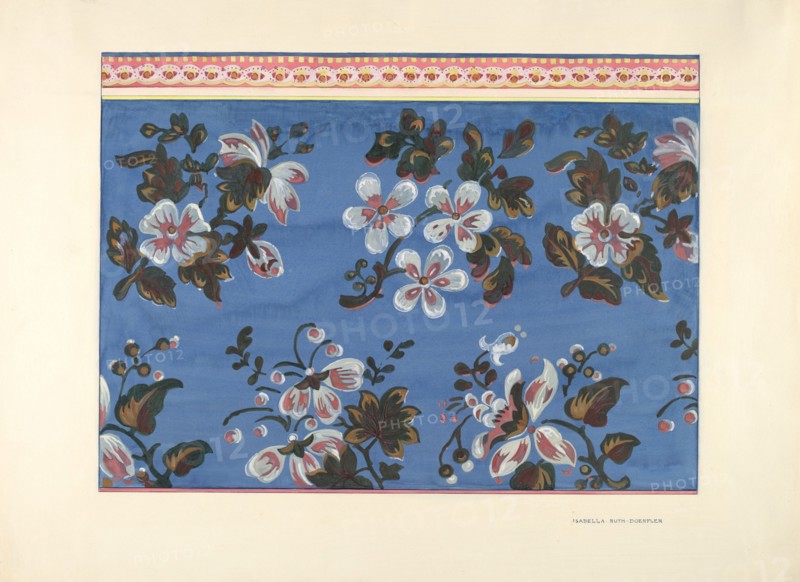 Bandbox Design, c. 1937. Creator: Isabella Ruth Doerfler.