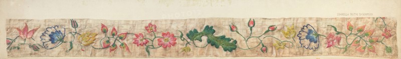 Bed Valance Detail, c. 1939. Creator: Isabella Ruth Doerfler.