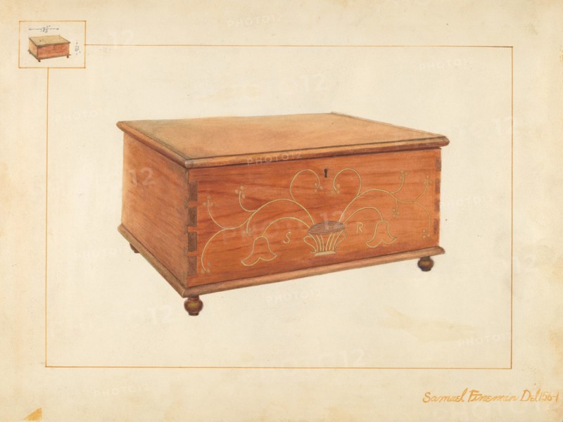 Bible Box, c. 1937. Creator: Samuel Fineman.