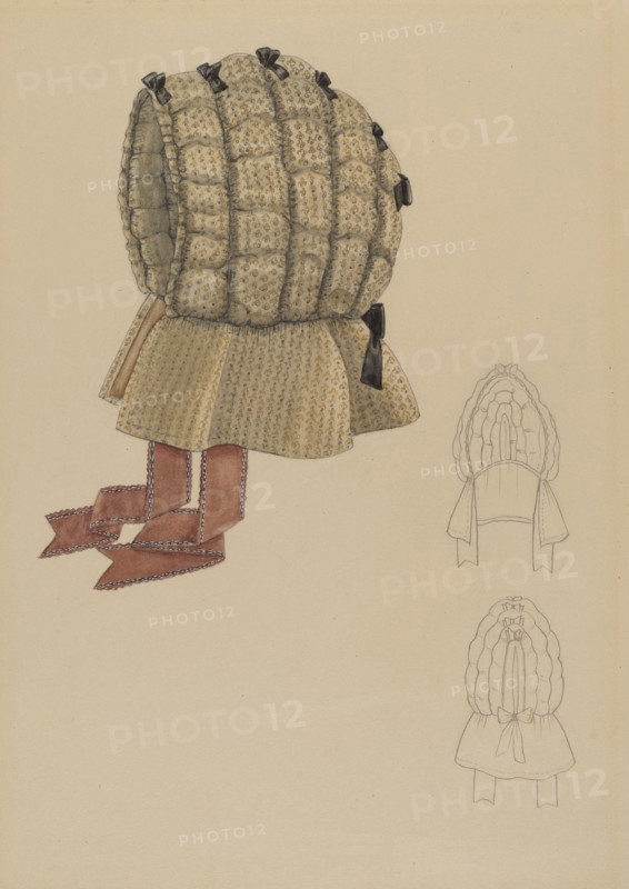 Bonnet, c. 1936. Creator: Bessie Forman.