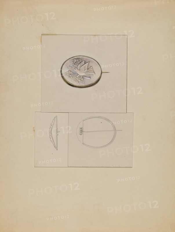 Brooch, c. 1936. Creator: John Dieterich.