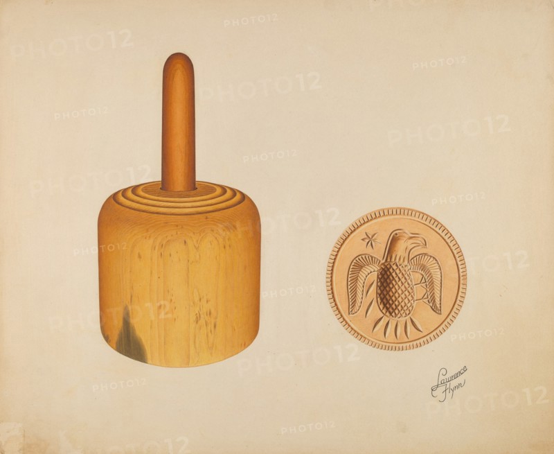 Butter Mold, c. 1937. Creator: Lawrence Flynn.