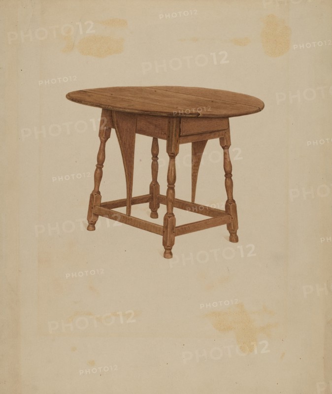 Butterfly Table, c. 1936. Creator: Lawrence Foster.