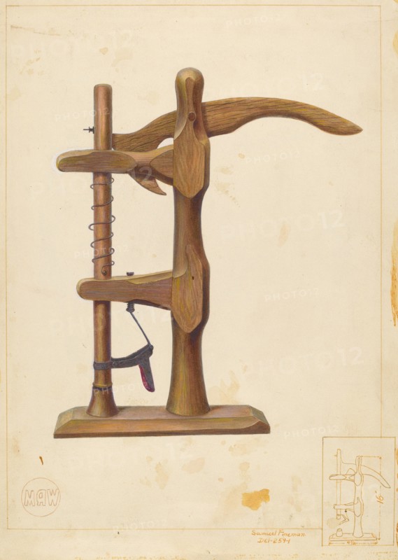 Cancelling Machine, c. 1938. Creator: Samuel Fineman.
